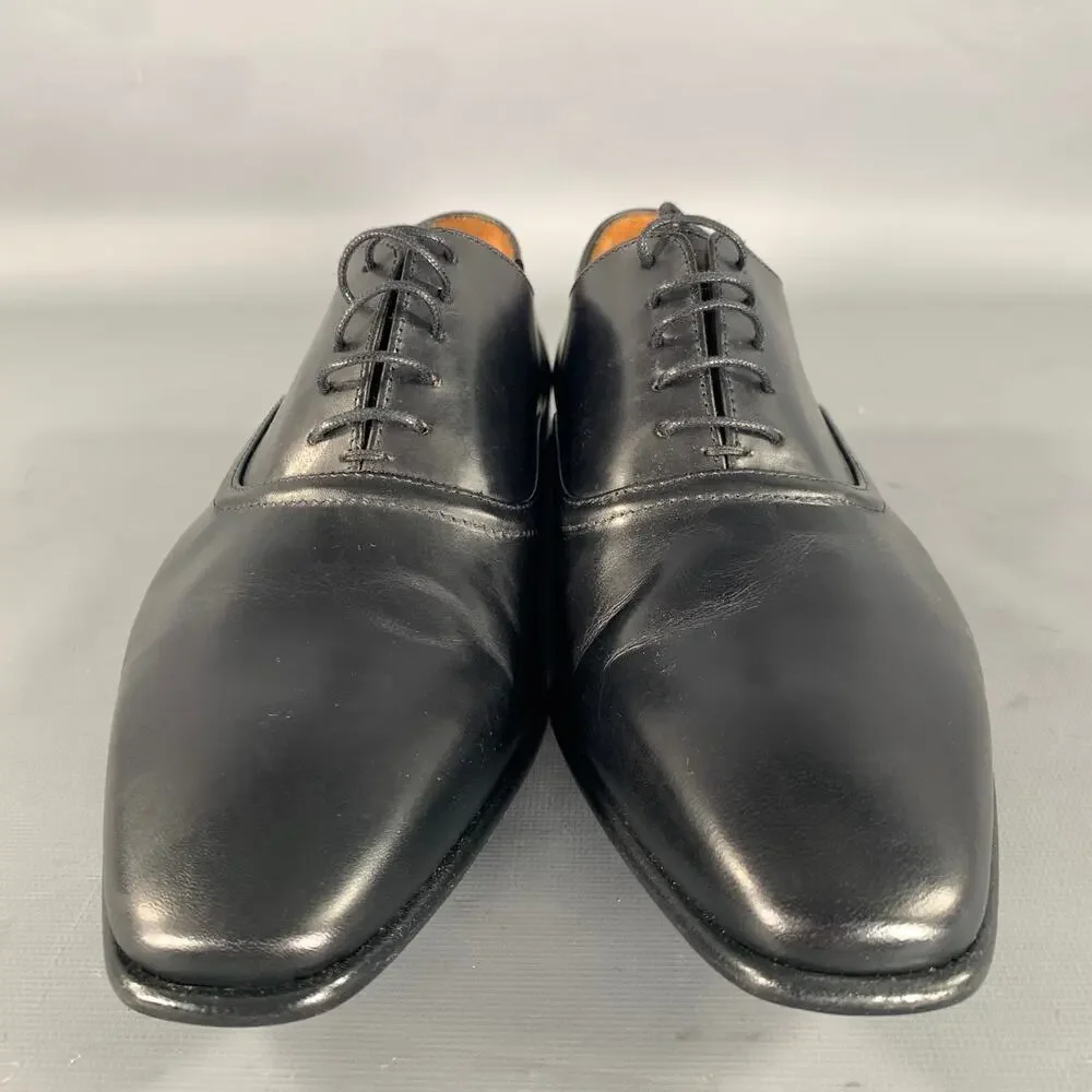 PS by PAUL SMITH Size 8 Black Solid Leather Lace Up Lace Up Shoes